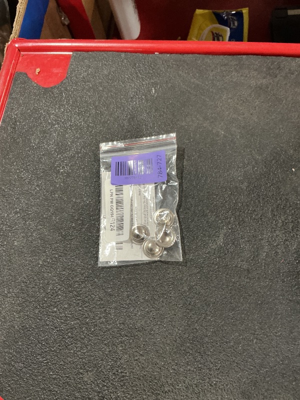 Photo 1 of (4-Pack) Calvana Spring Steel Push On Pushnut Caps with Mechanical Zinc Plating - Permanent Washer Caps Fits 3/8” Axles for Hand Trucks, Rolling Bins, Lawn Wagons, Perfect Alternative for Cotter Pins