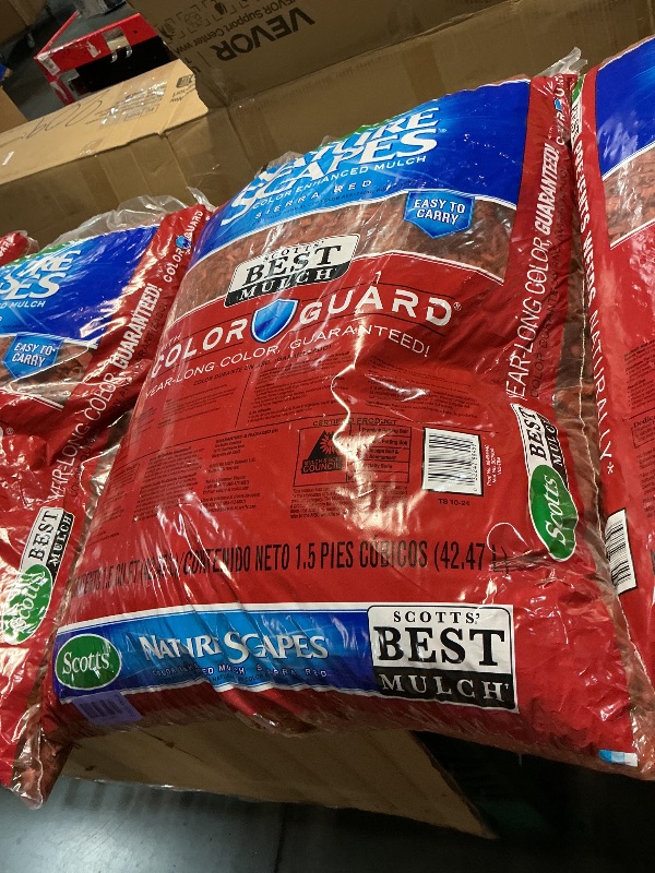 Photo 1 of ***STOCK IMAGE FOR REFERENCE***
GroundSmart Rubber Mulch - Cedar Red 1.25 cu ft. 12 Year Color Lock