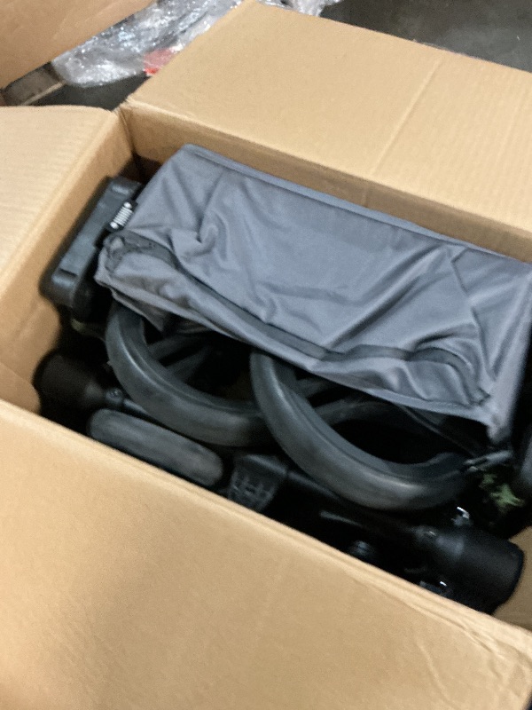 Photo 1 of ***STOCK PHOTO FOR REFERENCE ONLY***Jeep Sport All-Terrain Stroller Wagon by Delta Children - Includes Canopy, Parent Organizer, Adjustable Handlebar, Snack Tray & Cup Holders, Grey/Olive Green