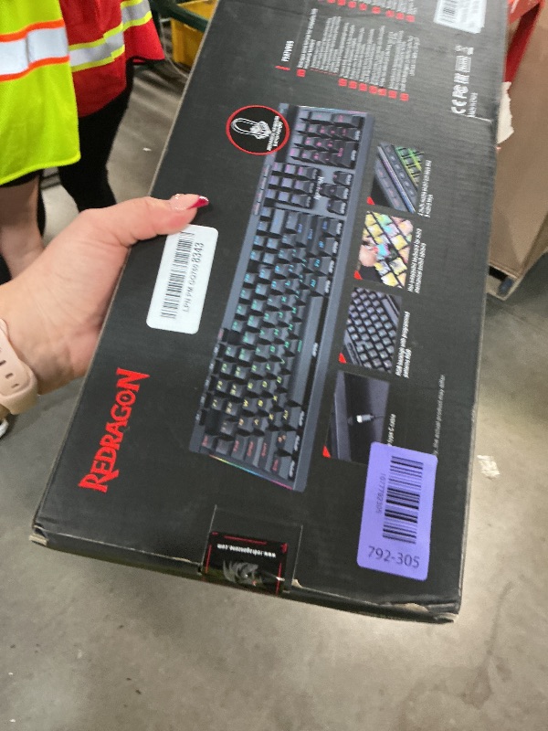 Photo 1 of ***MISSING PARTS***
Redragon K580 VATA RGB LED Backlit Mechanical Gaming Keyboard with Macro Keys & Dedicated Media Controls, Hot-Swappable Socket, Onboard Macro Recording (Brown Switches)