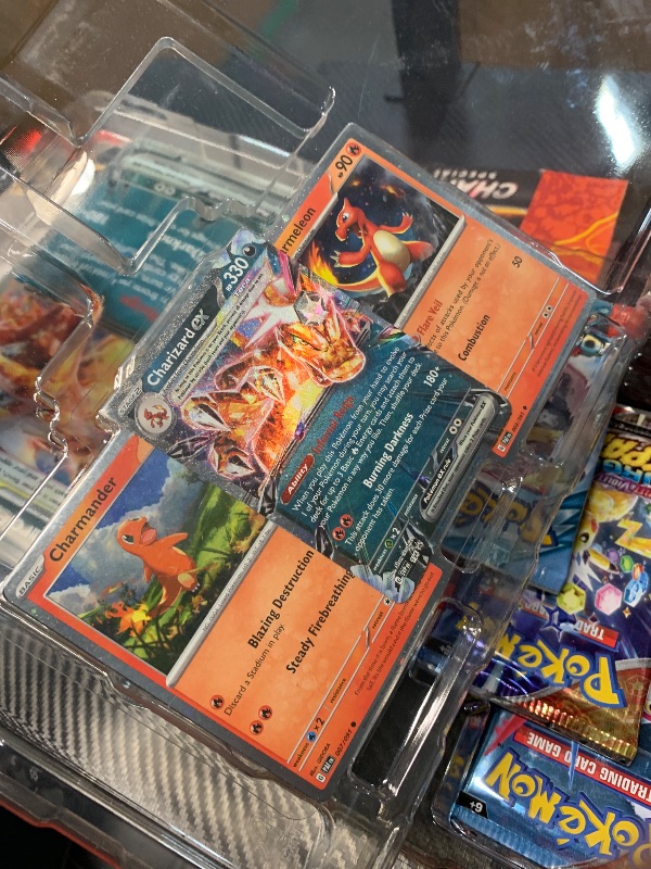 Photo 1 of ***CARD PACKS HAVE BEEN OPENED***

Pokemon TCG: Charizard ex Special Collection - 5 Packs, Promos