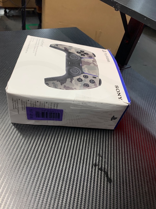 Photo 1 of ***FOR PARTS***
PlayStation DualSense™ Wireless Controller – Gray Camouflage - For PS5, PC, MAC & Mobile