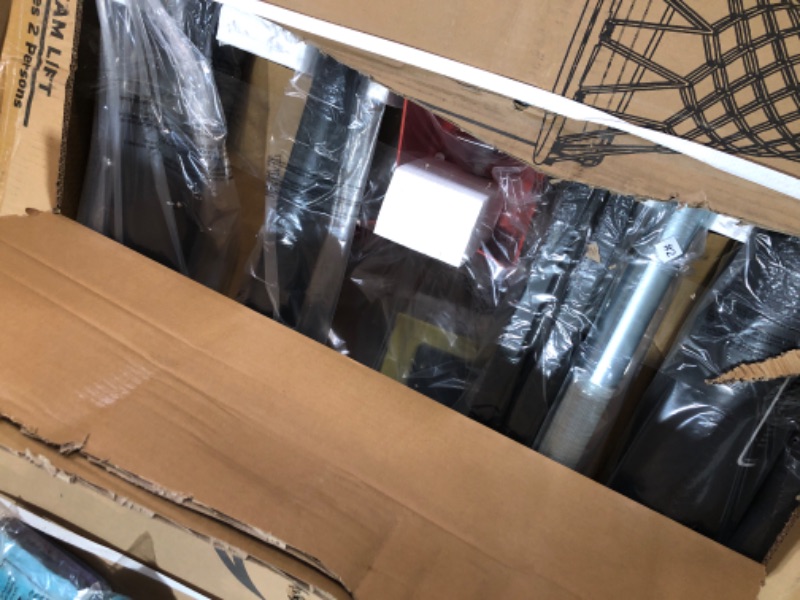 Photo 1 of ***TRUCK/TRAILER PICKUP ONLY*** Silverback Height Adjustable In-Ground Basketball Hoop with Tempered Glass Backboard, Pro-Style Breakaway Rim, Pole and Backboard Pad