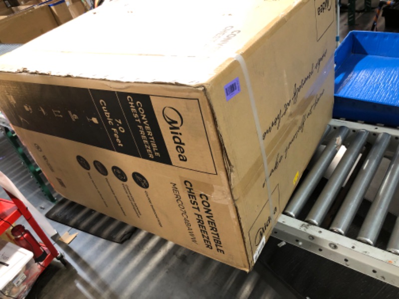 Photo 1 of ***FACTORY SEALED ***
Midea 7 cu. ft. Convertible Chest Freezer and Refrigerator with Removable Storage Basket, White