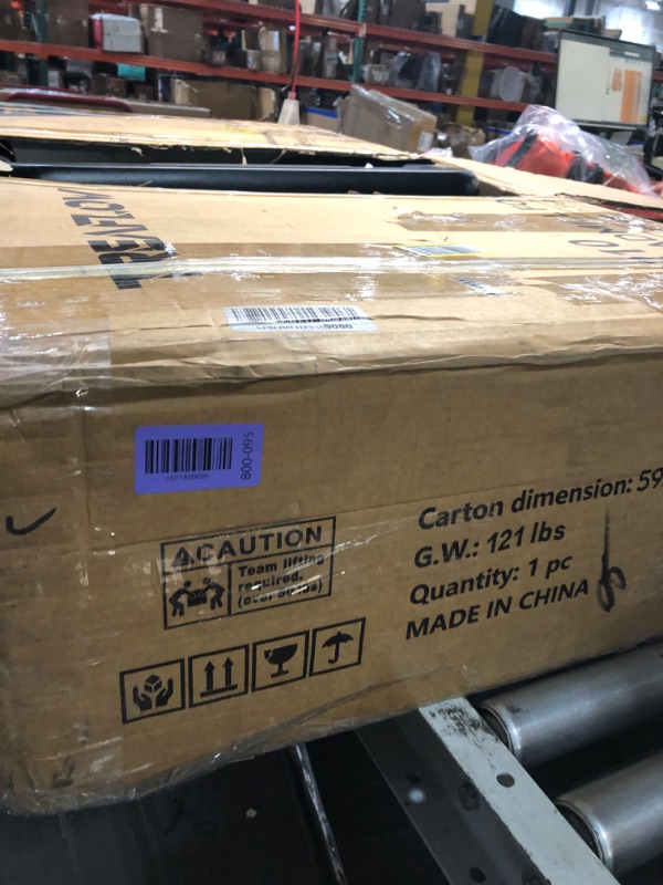 Photo 1 of *****PARTS ONLY , NON FUNCTIONAL **** TREAFLOW Treadmill with 0-25% Auto Incline, 3.5 HP Folding for Home Running, 10.0 MPH Max Speed, 300 lbs Weight Capacity, Bluetooth Speaker. (Black)
