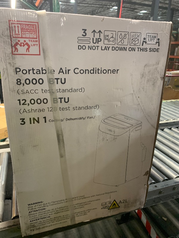 Photo 1 of ***FACTORY SEALED***
Humhold 12000 BTU Portable Air Conditioners with Remote Control, 3-in-1 Free Standing Cooling AC Unit with Fan & Dehumidifier, Cools Room up to 500 sq.ft, Smart/Sleep Mode,3 Speed,24H Timer,Window Kit