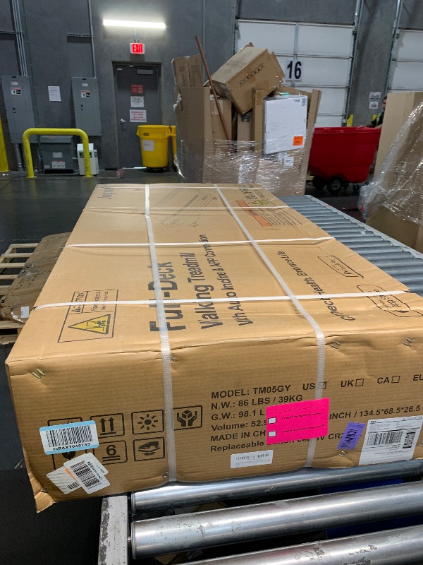 Photo 1 of ***FACTORY SEALED***
Jogwell Walking Pad Treadmill with 12%/20% Auto Incline, 3.5HP Brushless Ultra-Quiet, Under Desk Treadmill for Home Office, 400 LBS Capacity, 30% Wider Deck, Vertical Storage, Ares 11 Ultra-Enh Black