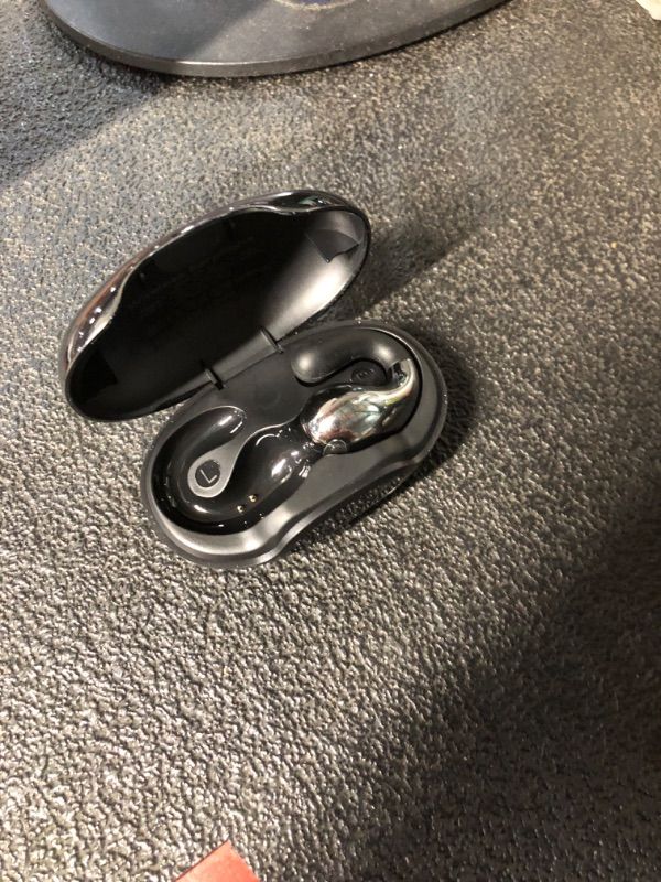 View 3 of ***MISSING PARTS*** ***MISSING PARTS*** Missing left ear piece
Boytond Ultra Open Ear Earbuds - Comfortable Clip-On Bone Conduction Earbuds, Over-The-Ear Open Headphones with Waterproof Build for Running, Gym Workouts, and Outdoor Sports, Gloss Black