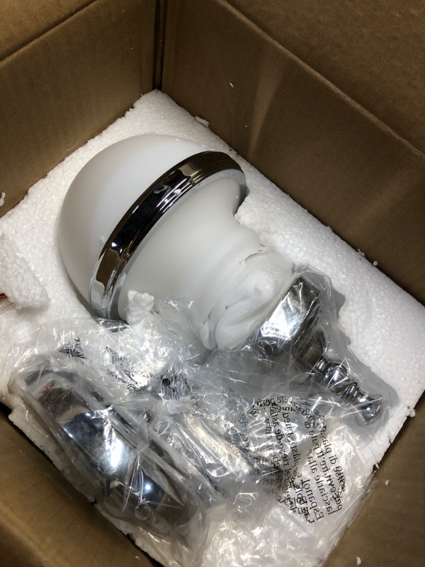 Photo 1 of ***DAMAGED - SEE NOTES/PICTURES***Livex 5711-05 Transitional One Light Bath Vanity from Oldwick Collection Finish, Polished Chrome
