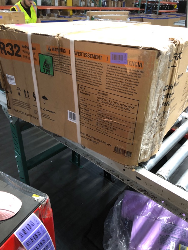 Photo 1 of ***FACTORY SEALED ***
Furrion Chill Cube 18k BTU Variable Speed RV Rooftop Air Conditioner, White, Non-Ducted, R32 Refrigerant, Quiet High-Efficiency AC with Turbo Cool Mode, Lightweight, AC Unit Only - FACR18VSSA-BL-AM