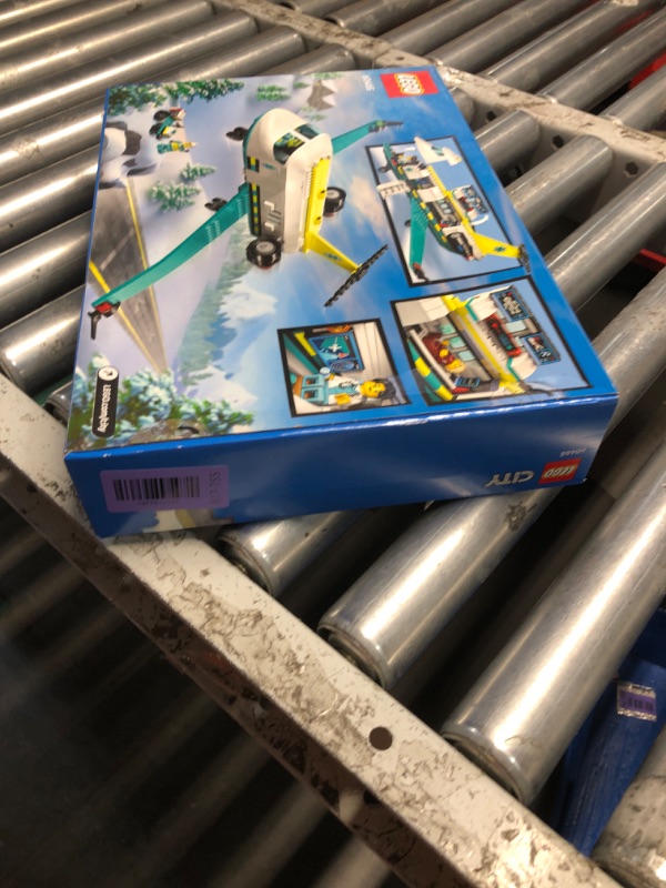 Photo 1 of ***FACTORY SEALED ***
LEGO City Emergency Air Ambulance Airplane Building Toy for Kids - Pretend Play Rescue Airplane Model for Boys & Girls, Ages 6+ - Building Blocks W/Hero Minifigures - Gift Idea for Birthdays - 60465