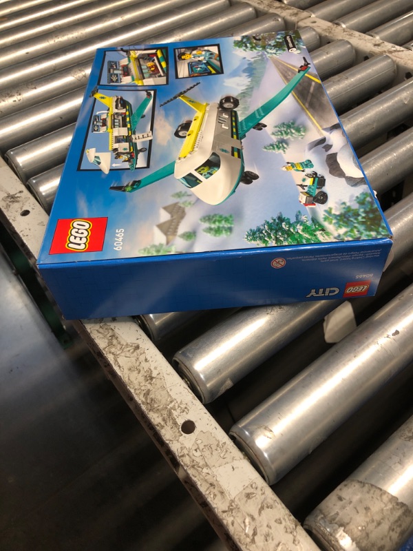 Photo 1 of ***FACTORY SEALED ***
LEGO City Emergency Air Ambulance Airplane Building Toy for Kids - Pretend Play Rescue Airplane Model for Boys & Girls, Ages 6+ - Building Blocks W/Hero Minifigures - Gift Idea for Birthdays - 60465
