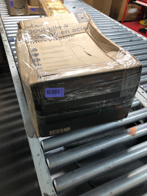 Photo 1 of **DENTED** Ubbi Stainless Steel Diaper Pail - Taupe