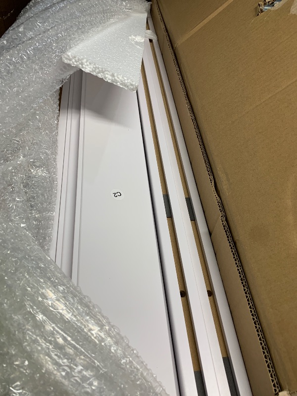 Photo 1 of ***FACTORY SEALED - OPENED FOR INSPECTION***
***TRUCK/TRAILER PICKUP ONLY***
SMARTSTANDARD Bifold Barn Door - 80" x 84" - White