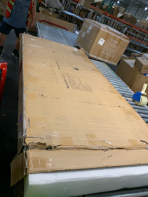 Photo 1 of ***FACTORY SEALED - OPENED FOR INSPECTION***

Houseables Trifold Full Length Mirror - White, 71 x 32-65 Inch