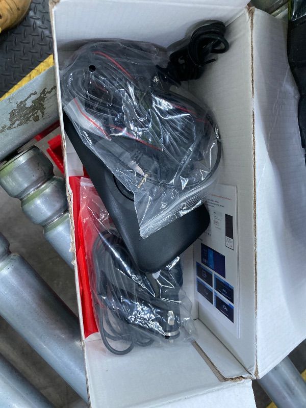 Photo 1 of ***SCREEN IS MISSING***8.1" Portable Wireless Carplay Screen for Car, 2K Dash Cam & 1080P Backup Camera, Touchscreen Car Stereo with Apple Car Play/Android Auto, GPS, Bluetooth, Mirror Link, Voice Control for All Vehicles***SCREEN IS MISSING***