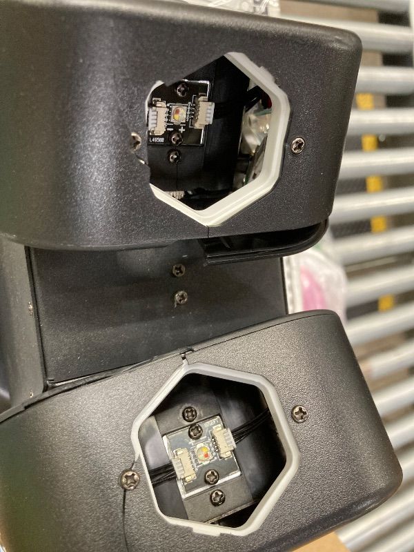 Photo 1 of **HAS CRACKS AND MISSING GLASS***RG LED 12 Double Arm Moving Head RGBW 4IN1 Full Color Beam Stage Light for Disco Wedding Bar KTV Party