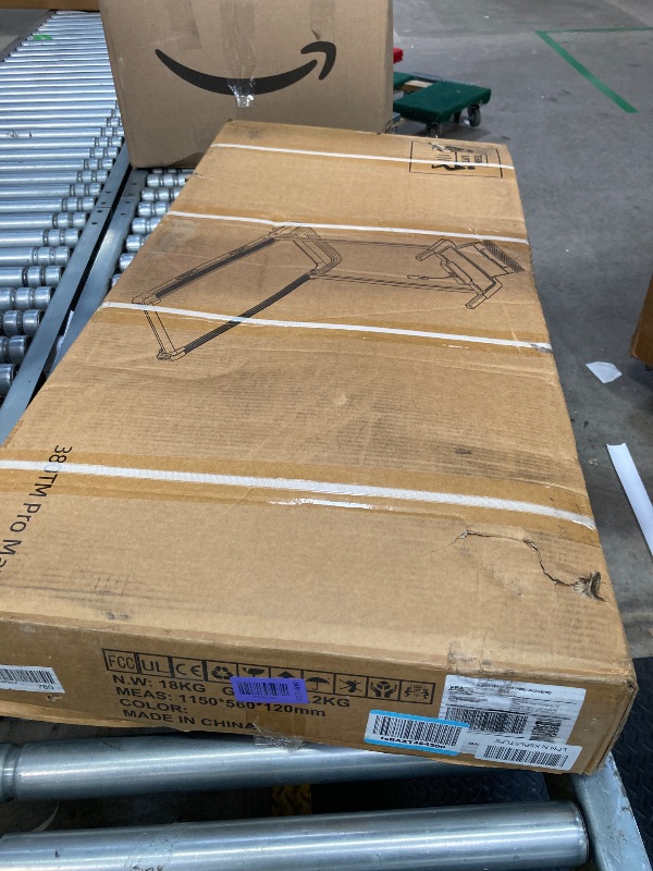 Photo 1 of ****cOMPANY SEALED***Walking Pad with Handle Bar, 3.5HP Electric Portable Walking Pad Treadmill with Handles, 0.6-10MPH Running Treadmill with Handles for Home Small, Big Screen, 400LBS Capacity