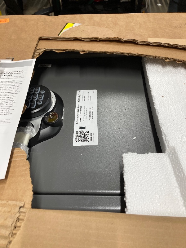Photo 1 of **IT DOESNT HAVE THE KESentrySafe Fireproof and Waterproof Gray Steel Home Safe with Digital Keypad Lock, Floor Safe with Interior Lighting Secures Money, Documents, 2.05 Cubic Feet, SFW205GQC