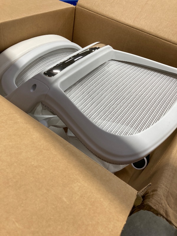 Photo 1 of **damaged***TRALT Office Chair - Ergonomic Office Chair with Back Support, Home Office Desk Chairs, Comfy Desk Chair, Computer Chair, 330lbs Wide Seat Big and Tall Office Chairs for Gamers(White)