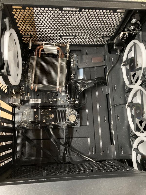 Photo 1 of ***MISSING COMPONENTS -EMPTY SHELL -SELLING AS IS *** STGAubron Gaming PC Desktop Computer, AMD Ryzen 5 2600 up to 3.9G, GeForce RTX 2060 6G, 16G DDR4, 512G SSD, 600M WiFi, BT 5.0, RGB Fan x4, Windows 11 Home