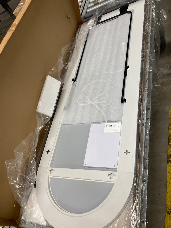 Photo 1 of ***DAMAGED PLUG/WONT LIGHT UP****InfiniGlass Arch Full Length Standing Mirror with LED Lights, 56"x20" Lighted Mirror with Dimming & 3 Color Lighting, Tall Mirror Full Body for Bedroom, Dressing Room