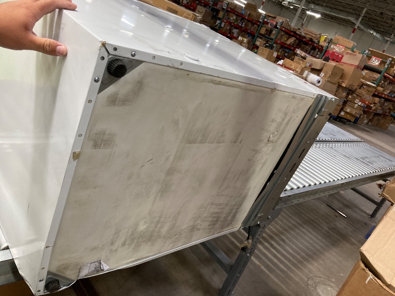 Photo 1 of ***PARTS ONLY****Large Chest Freezer, 10 Cu.Ft Commercial Deep Freezer with 8 Level Adjustable Temperature(-11.2°F to 10.4°F), Energy Saving Freezer with Removable Basket, Universal Wheels, White