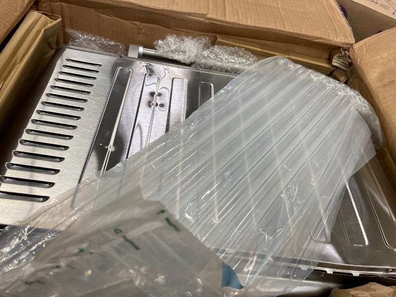 Photo 1 of ***DAMAGED -DENT SCUFFS/SCRATCHES -SELLING AS IS *** Nuwave Bravo XL Pro Air Fryer Toaster Oven with Grill Combo, 2026 New Ultra-Fast Convection System, 35% Crispier, 2X More Even, 142 Presets, 50-500F, Smarter Probe, PFAS Free, 30QT, Stainless Steel