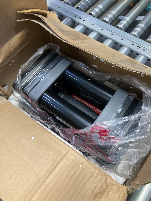 Photo 1 of ***ONE SINGLE DUMBELL ONLY*** PowerBlock Elite EXP Adjustable Dumbbells,  Stage 1, 5-50 lb. Dumbbells, Durable Steel Build, Innovative Workout Equipment, All-in-One Dumbbell, Expandable w