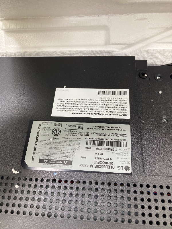 Photo 1 of **** NO RETURN**LG 65-Inch Class OLED evo AI 4K C5 Series Smart TV w/Dolby Atmos, Dolby Vision, HDR10, AI Super Upscaling 4K, Filmmaker Mode, Wow Orchestra, Alexa Built-in (OLED65C5PUA, 2025)