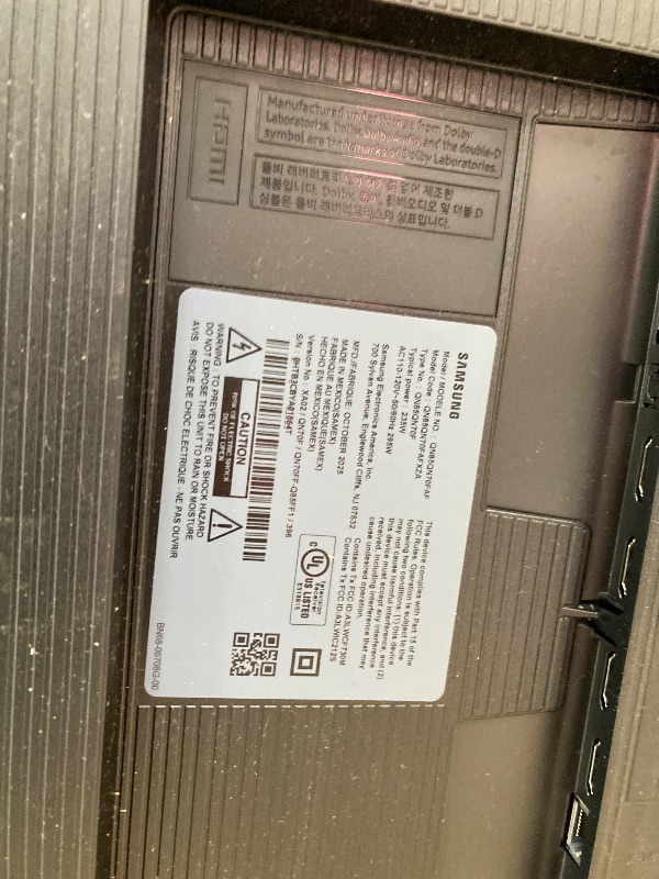 Photo 1 of ***NO RETORNO**Samsung 85-Inch Class Neo QLED QN70F 4K Mini LED Smart TV (2025 Model) NQ4 AI Gen2 Processor, Quantum Matrix Technology Slim, Motion Xcelerator 144Hz, Samsung Vision AI, Alexa Built-in