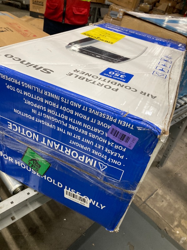 Photo 1 of ***PARTS ONLY***Shinco 8,000 BTU Portable Air Conditioner, AC Unit with Built-in Cool, Dehumidifier & Fan Modes for Room up to 350 sq.ft, Conditioner Remote Control, 24 Hour Timer, Installation Kit