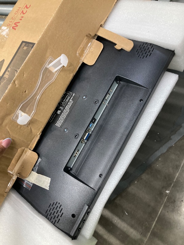 View 2 of ***BROKEN*SOLD FOR PARTS ONLY*NON RETURNABLE*NON REFUNADABLE*NO Pisichen Touchscreen Monitor 21.5 Inch Full HD 1920x1080P 10-Point Multi Touch Screen PC Monitor with HDMI VGA USB Port, Built-in Speakers, Black, HD-215TS-US***BROKEN*SOLD FOR PARTS ONLY*NON