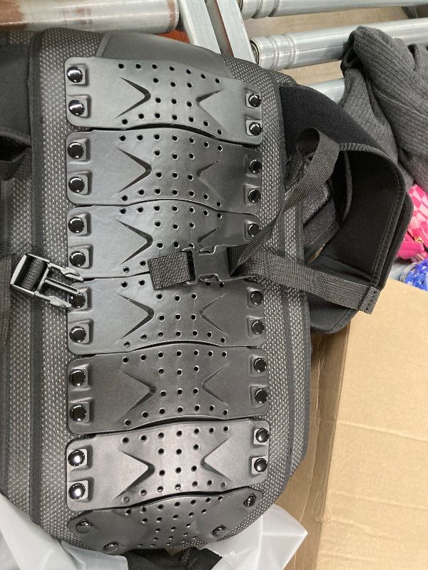 View 4 of ***SNAP BUCKLE IS BROKE***Webetop Dirt Bike Chest Protector Adults Men Motocross Chest Protector Armor Vest for Skiing SIZE LARGE