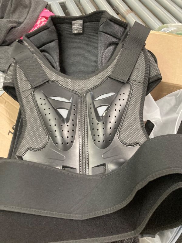 View 5 of ***SNAP BUCKLE IS BROKE***Webetop Dirt Bike Chest Protector Adults Men Motocross Chest Protector Armor Vest for Skiing SIZE LARGE