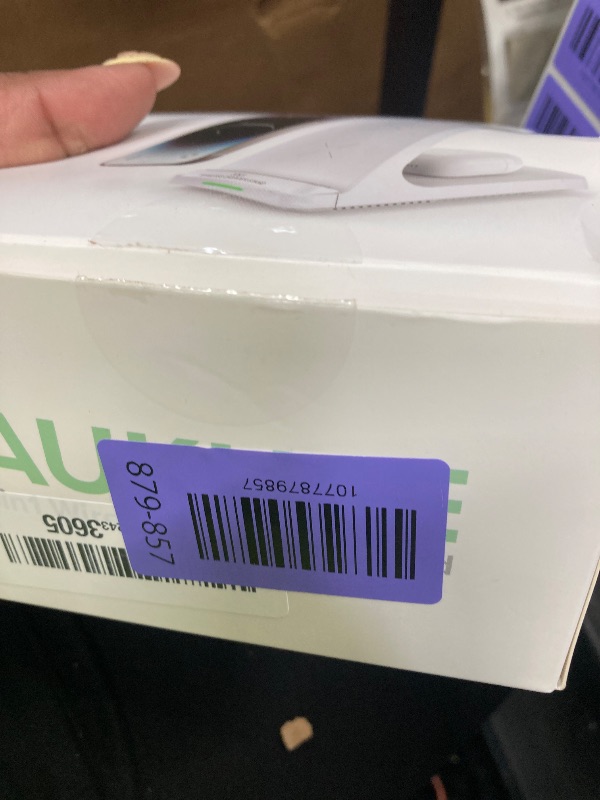 Photo 1 of **MISSING CHARGING BLOCK***Wireless Charging Station, 3 in 1 Fast Wireless Charger Stand for Multiple Devices Apple Watch Ultra Series 11 10 9 8 7 6 SE 5 4 3 2, iPhone 17 16 15 14 13 12 11 Pro Max/Plus/Air/X/XS/XR/SE, Airpods