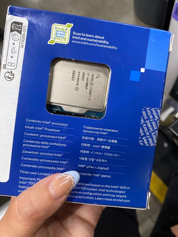 Photo 1 of ******* SEALED BY CMPANY*******Intel® Core™ i7-14700KF New Gaming Desktop Processor 20 cores (8 P-cores + 12 E-cores) - Unlocked