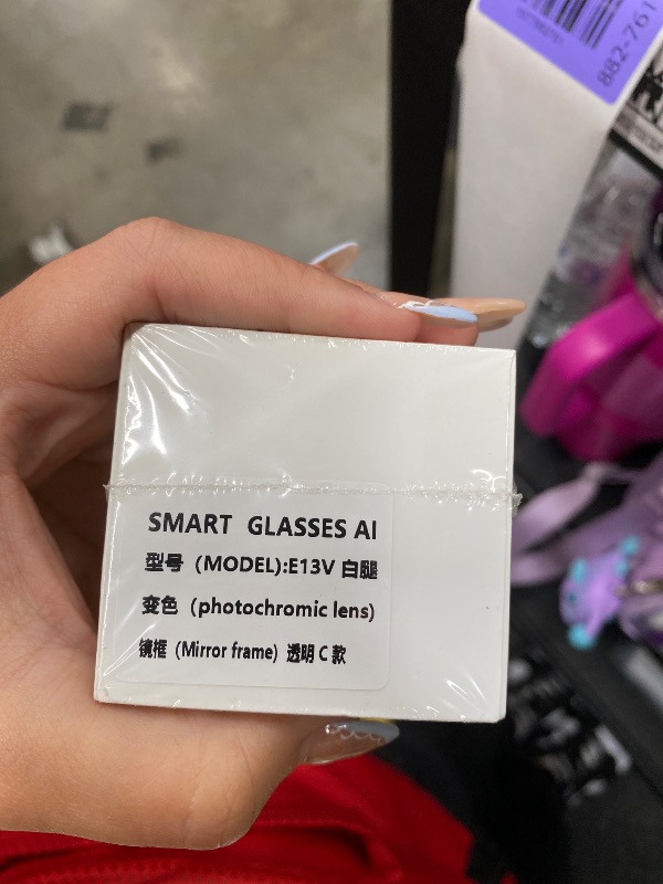 Photo 1 of ******* SEALED BY COMPANY*******AI Translation Glasses, Smart Glasses Powered by ChatGPT, Photochromic Lenses, Support 169 Languages, Real-Time Translation via APP, Bluetooth Glasses for Men & Women, Meeting Travel Trade (Clear)