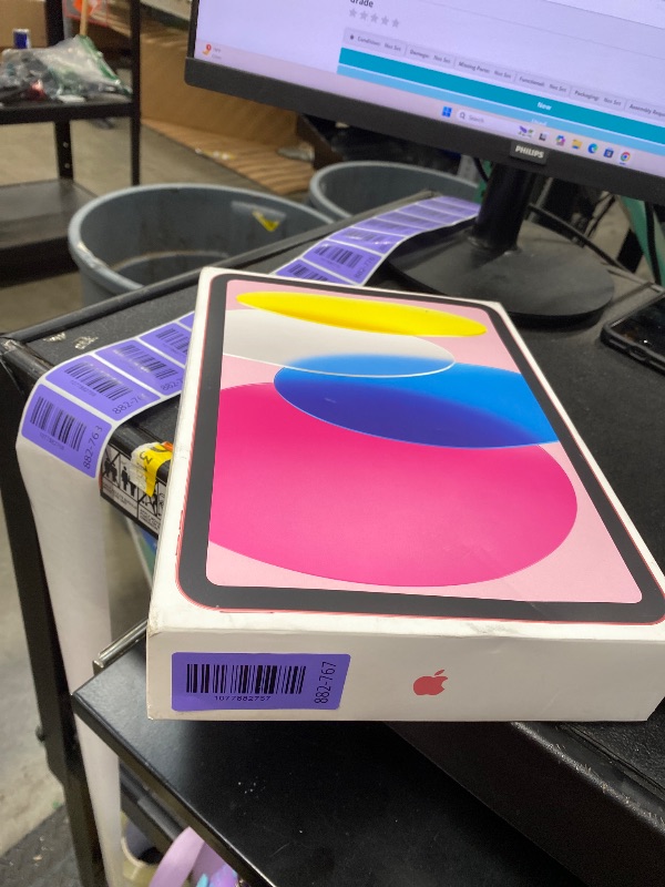 Photo 1 of ****** SEALED BY COMPANY****** Apple iPad 11-inch: A16 chip, 11-inch Model, Liquid Retina Display, 128GB, Wi-Fi 6 + 5G Cellular, 12MP Front/12MP Back Camera, Touch ID, All-Day Battery Life — Pink