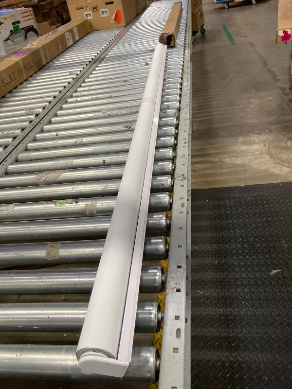Photo 1 of **MISSING HARDWARE***ROLLER SHADE BLINDS 74 WIDE WHITE