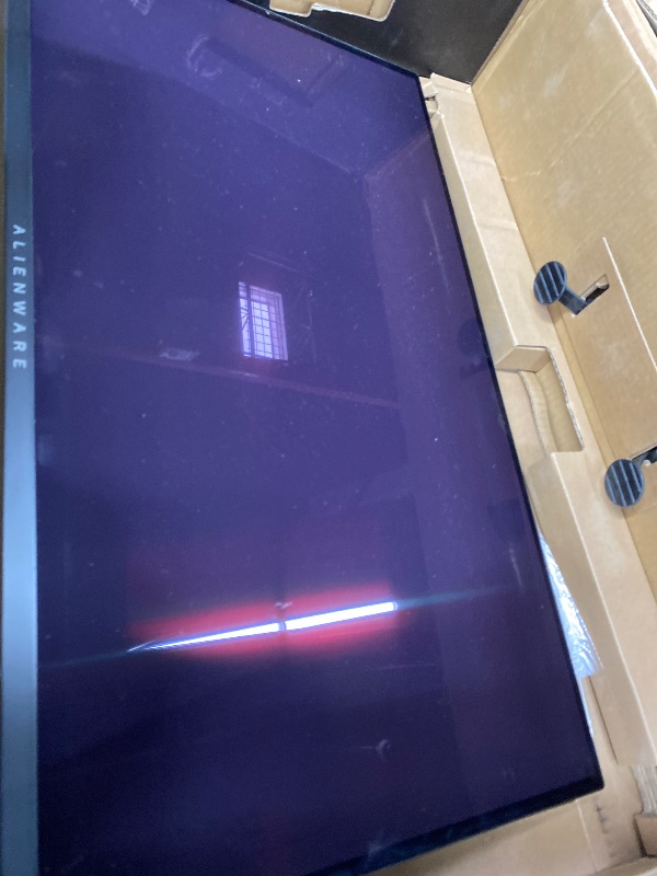 Photo 1 of ****No return****
****Parts only****
Alienware AW2725DF OLED Gaming Monitor - 26.7-inch Quantom-Dot WQHD (2560x1440) 360Hz 0.03Ms Display, AMD FreeSync Premium Pro, HDMI/DP/USB 3.2 Gen1, Height/Tilt/Swivel/Pivot Adjustability - Black