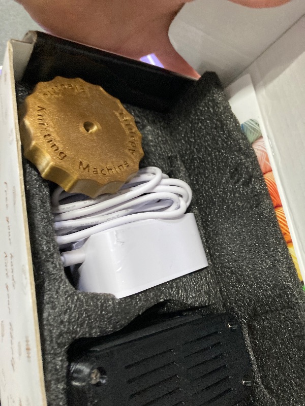 Photo 1 of [2025 Upgrade] ZestWrench Electric Knitting Machine Adapter for addi Express King Size Knitting Machine 46 Needles,addi Knitting Machine Automatic Accessories?LCD Panel & Row Counter