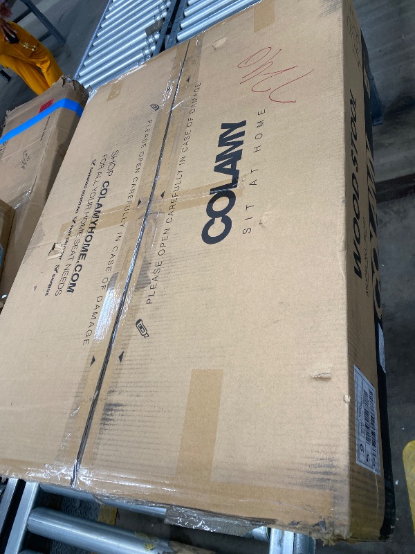 Photo 1 of ***A BOX OR MORE IS MISSING*ONLY PART OF ITEM INCLUDED***
COLAMY Upholstered Counter Height Bar Stools Set of 6, Kitchen Island Stools with Back, Modern Counter Stools Island Bar Chairs with Wood Legs for Kitchen Island Dining Room Bar, Camel***A BOX OR M
