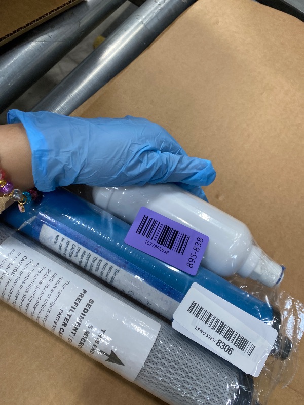 Photo 1 of ***INTERIOR WRAPPING IS FACTORY SEALED***R.O. Split Pre/Post/Inline Filter Set for Microline Reverse Osmosis System,without membrane***INTERIOR WRAPPING IS FACTORY SEALED***