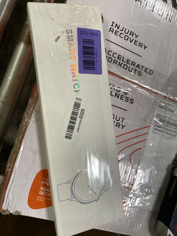 Photo 1 of **MISSING CHARGER/NOT IN ORIGINAL BOX**Fitbit Versa 2 Special Edition Health and Fitness Smart Watch with Heart Rate, Music, Alexa Built-In, Sleep and Swim Tracking, Navy and Pink Woven/Copper Rose, One Size (S and L Bands Included), 2.3