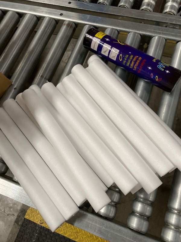 Photo 1 of ***MISSING PIECES -SELLING AS IS *** HONLYNE Glow in the Dark Party Supplies, 14PCS Foam Glow Sticks for Glow Party, New Year, Wedding, Concert, Birthday