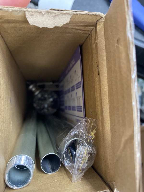 Photo 1 of ***Only one END PIECE***TVWOO Silver Decorative Crystal Curtain Rods:66-120 Inch Heavy Duty Adjustable Window Curtains Rods for Bedroom Living Room,Nickel Modern Girly Acrylic Drapery Rods Set with Sheer Bling Foil Finials***Only one END PIECE***