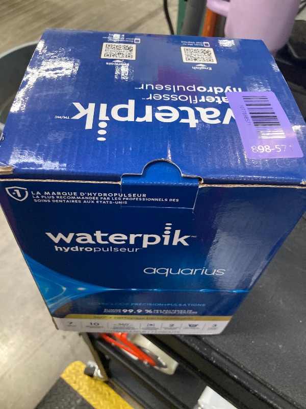 Photo 1 of **MISSING TIPS***Waterpik Aquarius Water Flosser For Teeth Cleaning, Gums, Braces, Dental Care, Electric Power With 10 Settings, 7 Tips For Multiple Users And Needs, ADA Accepted, White WP-660, Packaging May Vary