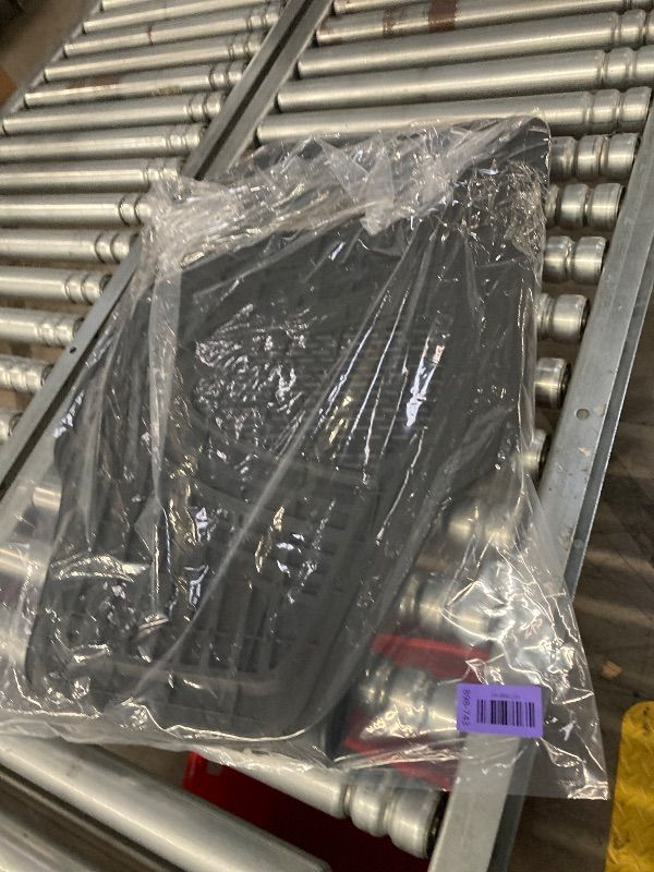 Photo 1 of **NEEDS CLEANING**FH Group Automotive Floor Mats Universal Fit Climaproof for All Weather Protection Heavy Duty Rubber fits Most Cars, SUVs, and Trucks, Trim to Fit Black EST VALUE 32.33