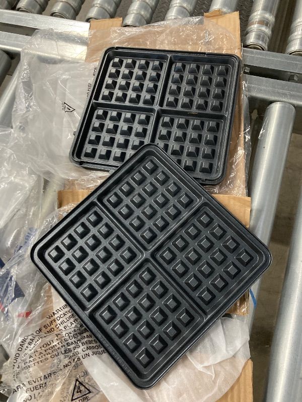 Photo 1 of ***MISSING PIECES -SELLING WAFFLES PLATES ONLY ****Cuisinart, Nonstick Plates, Brushed Stainless